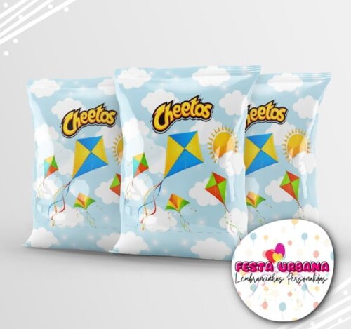 Saquinho para Salgadinho Personalizado Pipa Personalizado | Festa Infantil