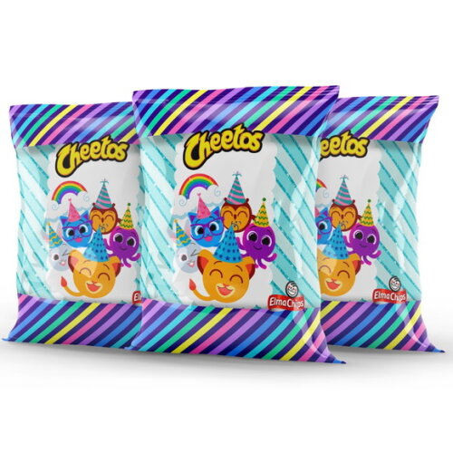 Salgadinho Personalizado Bolofofos | Cheetos ou Fandangos