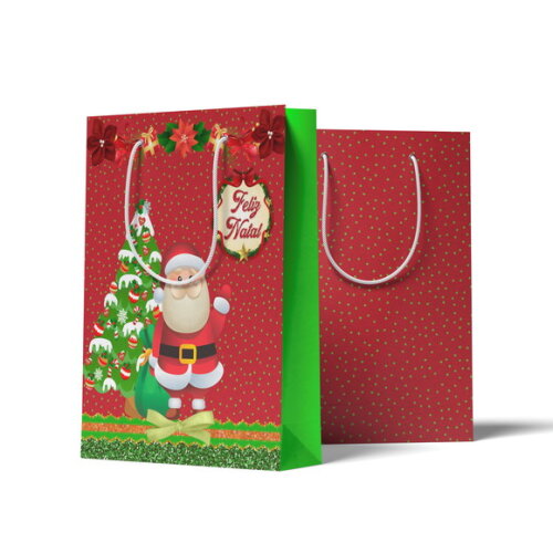 Sacolinha Personalizada G Natal | Lembrancinha Festa Infantil