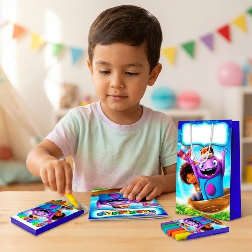 Kit Colorir com Massinha e Sacola Cada Um na Sua Casa | Lembranci