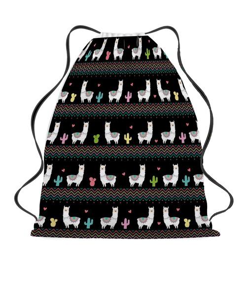 30 Bolsinha Sacochila Mochila Lhama - Lembrancinha Lhama