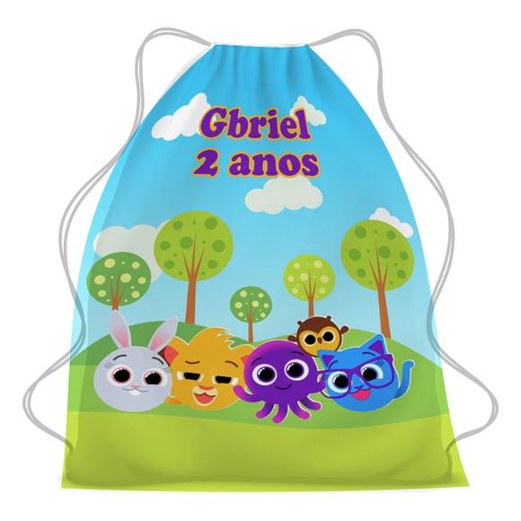 35 Mochila Saco Personalizada Bolofofos- Anivesário