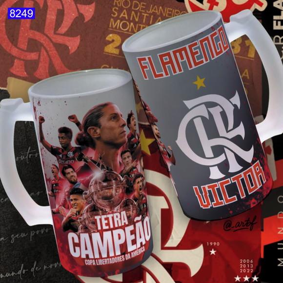 Caneca de Chopp Vidro Jateada Personalizada-torcedor