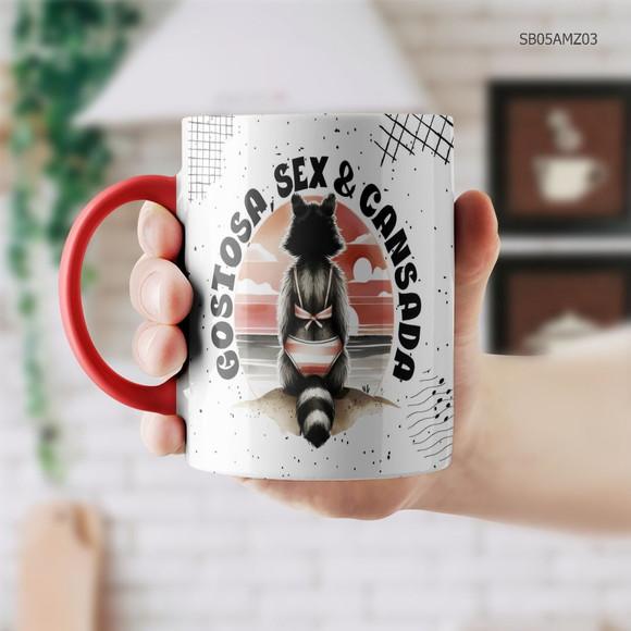 Caneca de Porcelana Amiga,caneca Amizade com Frases