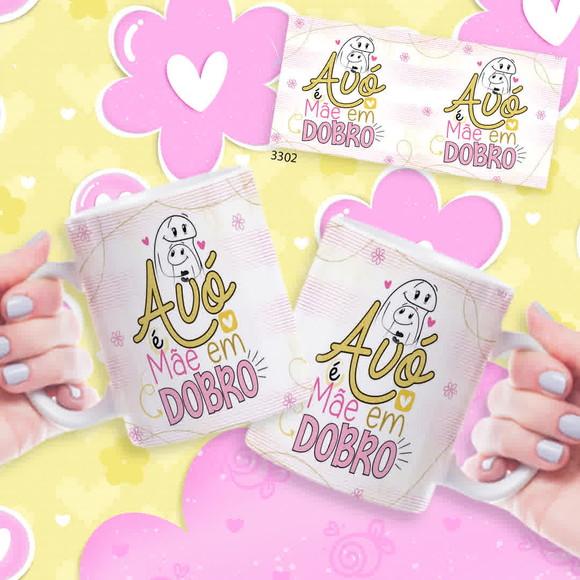 Caneca de Porcelana Personalizada Presente Dia das Mães