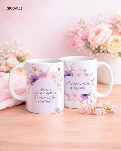 Caneca Dia das Mães Presente Criativo e Afetivo