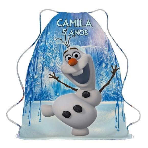 25 Bolsinha Sacochila Mochilinha Frozen - Mochila Frozen