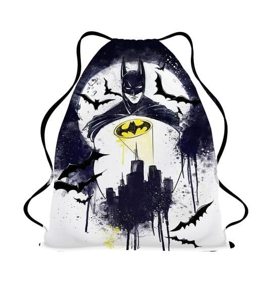 35 Lembrancinha Mochilinha Sacochila Batman-aniversário