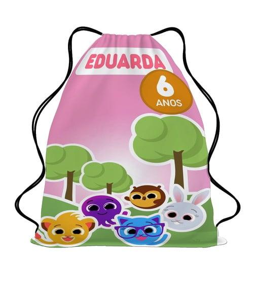 40 Mochila Saco Personalizada Bolofofos- Anivesário
