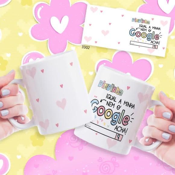 Caneca de Porcelana Personalizada Dia das Mãe Presente