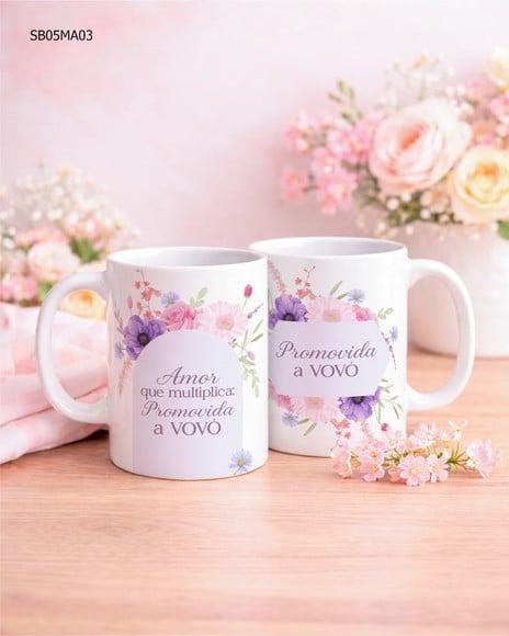 Caneca Dia das Mães Presente Criativo e Afetivo
