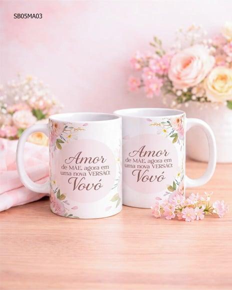 Caneca Personalizada Mãe Amor Eterno Presente Único