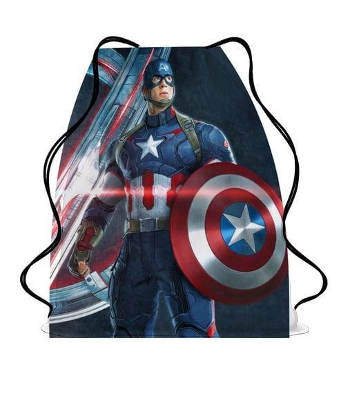 25 Sacochila Mochila Sacolinha Personalizada Capitão América