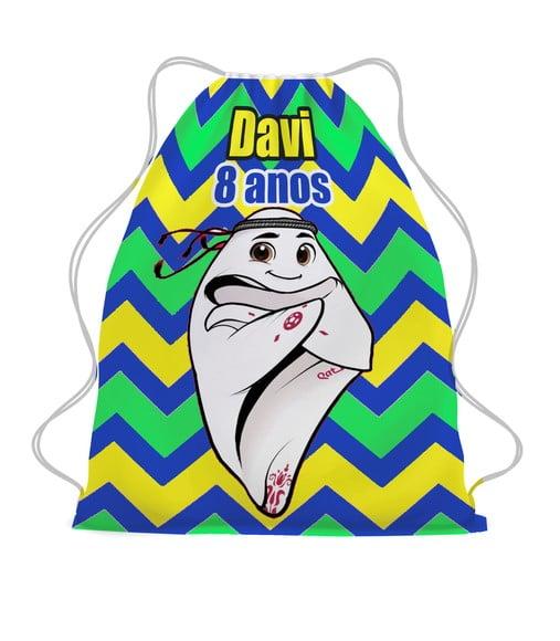 30 Mochila Sacochila Mochilinha Copa do Mundo 2026