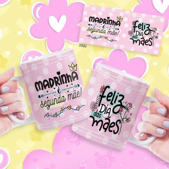 Aneca de Porcelana Personalizada Mãe Presente Dia das Mães