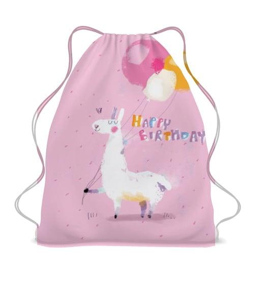 50 Bolsinha Sacochila Mochila Lhama - Lembrancinha Lhama