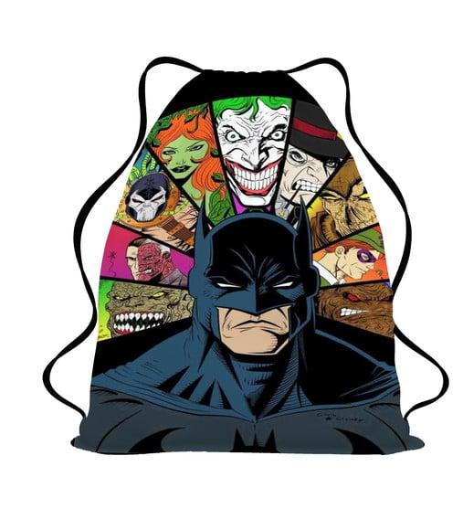 50 Lembrancinha Mochilinha Sacochila Aniversário Batman