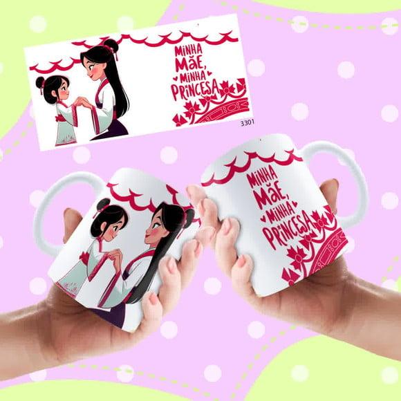 Caneca de Porcelana Personalizada Dia das Mães Presente Cria