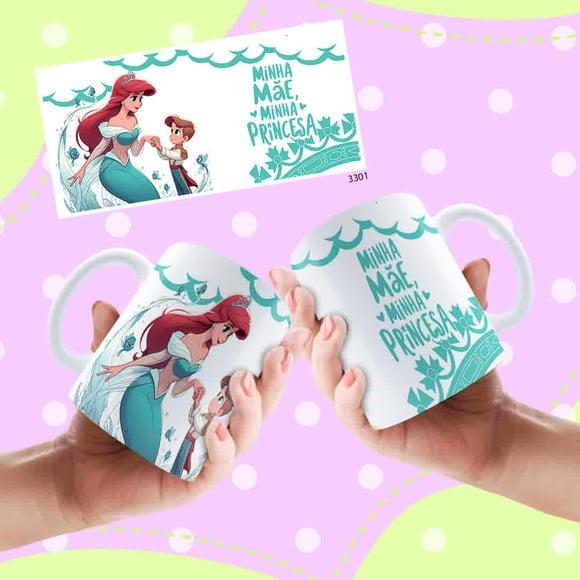 Caneca Personalizada Dia das Mães - Princeas