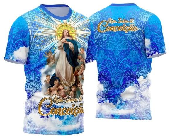 10 Camisetas Religiosa - Nossa Senhora Imaculada Conceição