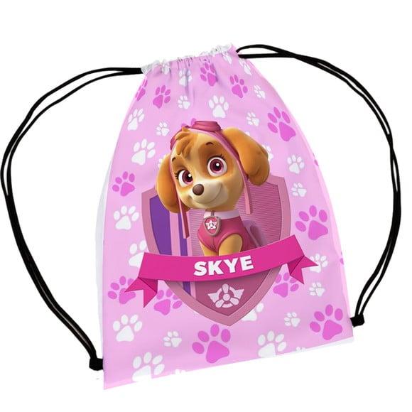 20 Lembrancinha Sacochila Mochila Patrulha Canina Skye