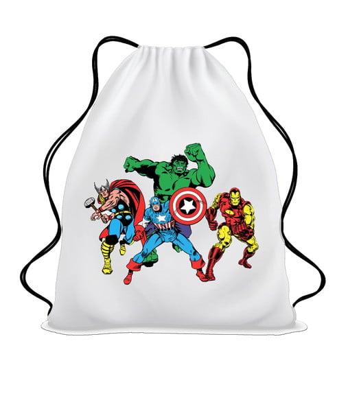 20 Mochila Sacochila Mochilinha Super Heróis