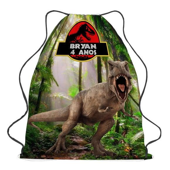 25 Bolsinha Sacochila Mochila Jurassic Pak - Dinossauros