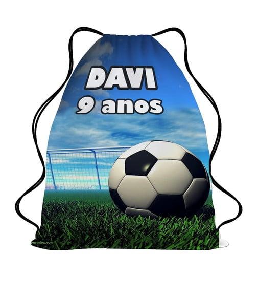 25 Bolsinha Sacochila Mochilinha Futebol
