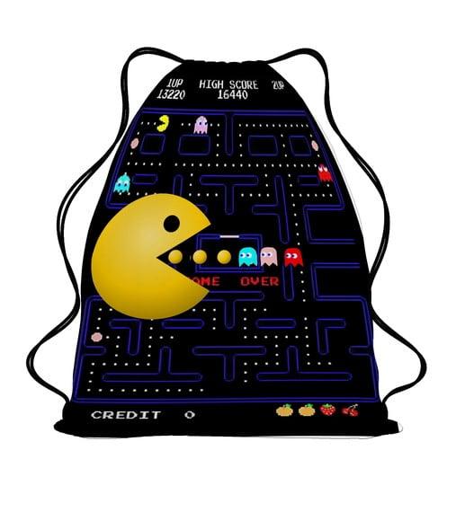 25 Lembrancinha Sacochila Mochila Game Pac-mam Personalizada