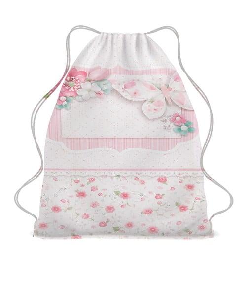 30 Bolsinha Sacochila Mochila Jardim Encantado