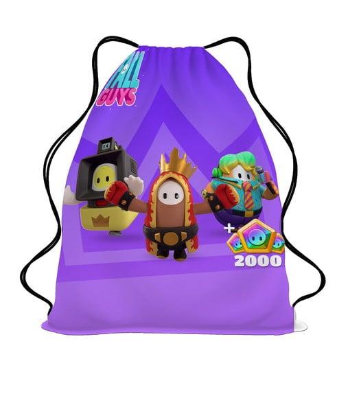 35 Bolsinha Sacochila Mochilinha Mochila Fall Guys-aniversár