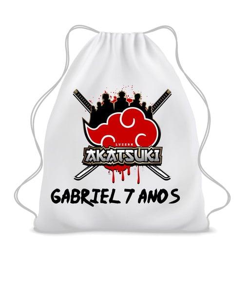 40 Mochila Sacochila Lembrancinha Personalizada Naruto-ninja