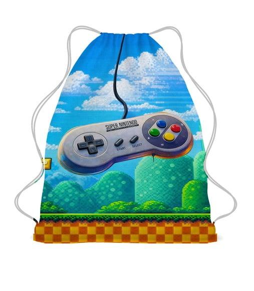50 Bolsinha Sacochila Mochilinha Vídeo Game Nintendo