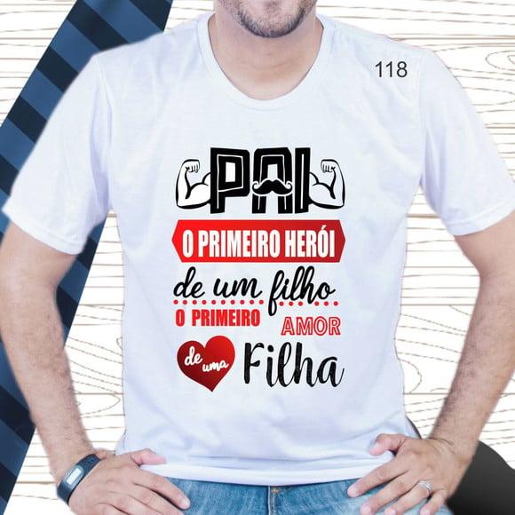 Camiseta Dia Dos Pais Presente Personalizado