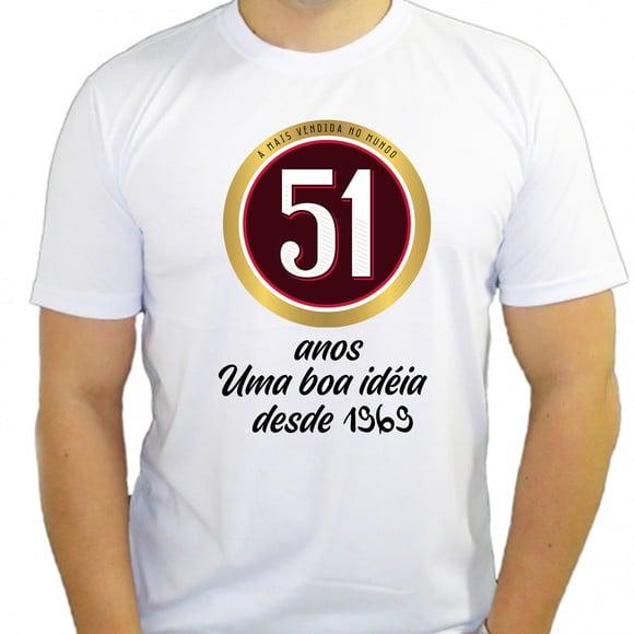 Camiseta Personalizada Caninha 51-camisa Cachaça 51
