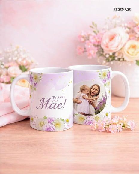 Caneca de Porcelana Dia das Mãe - Presente Exclusivo Mãe