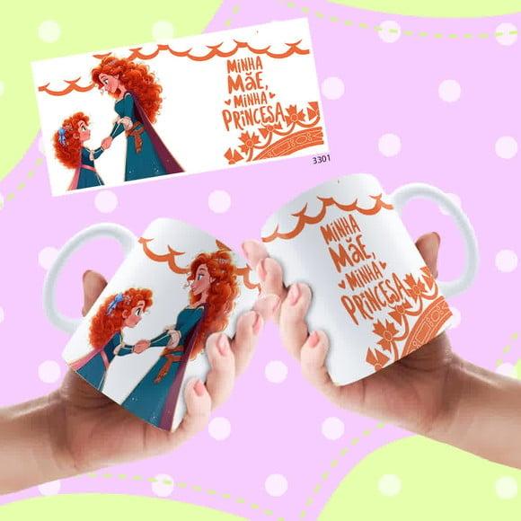 Caneca de Porcelana Dia das Mães Personalizada