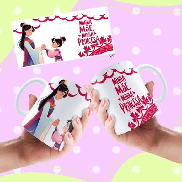 Caneca de Porcelana Dia das Mães Personalizada
