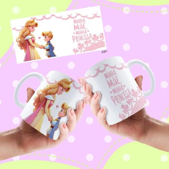 Caneca de Porcelana Personalizada Dia das Mães Presente Cria