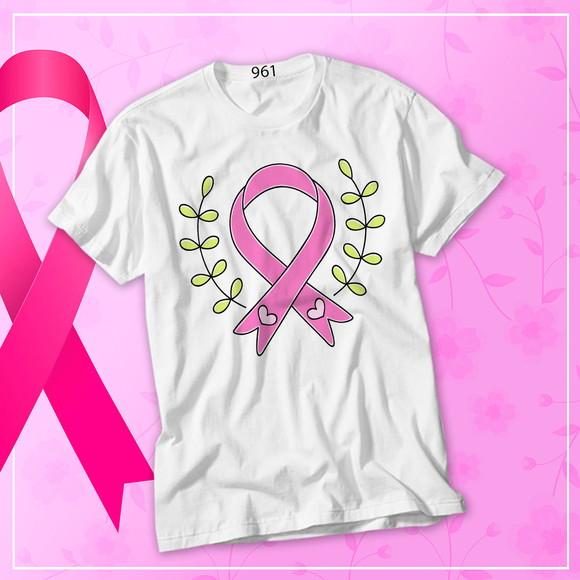: Camiseta Outubro Rosa de Conscientização-amor