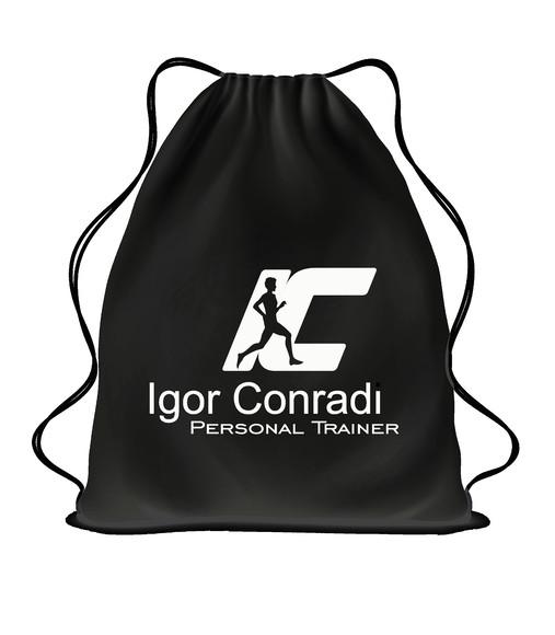 100 Mochila Sacochila Saco Sua Logo Brindes Loja Tam/ 30x40