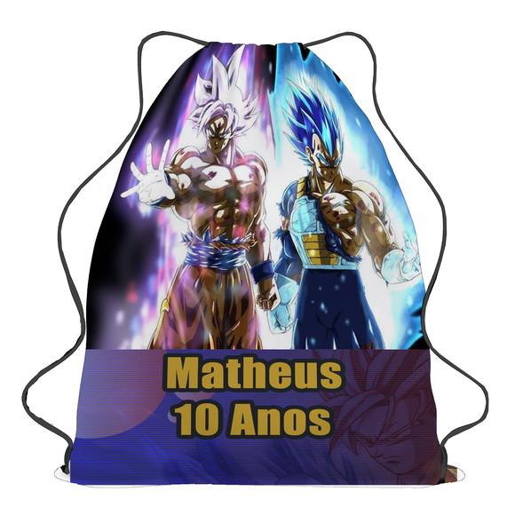 20 Mochila Saco Dragon Ball Personalizada