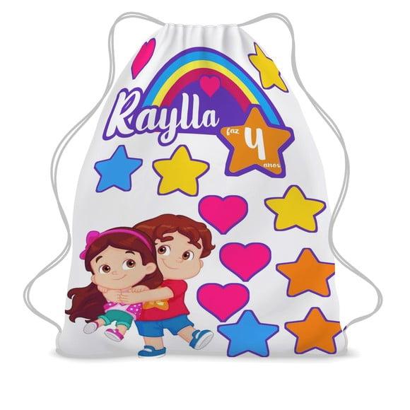 20 Mochila Saco Lembrancinha Maria Clara e Jp Personalizada