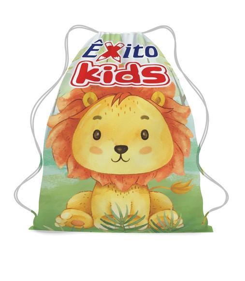 20 Mochila Saco Lembrancinha Leãozinho Personalizada