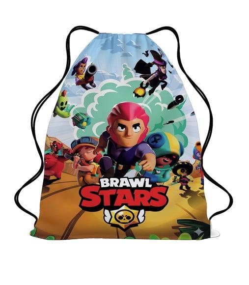 20 Mochilinha Mochila Saco Lembrancinha Brawl Stars