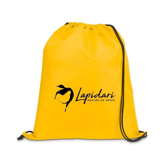 200 Sacochila Mochila Brindes para Empresas Tamanho 30x40