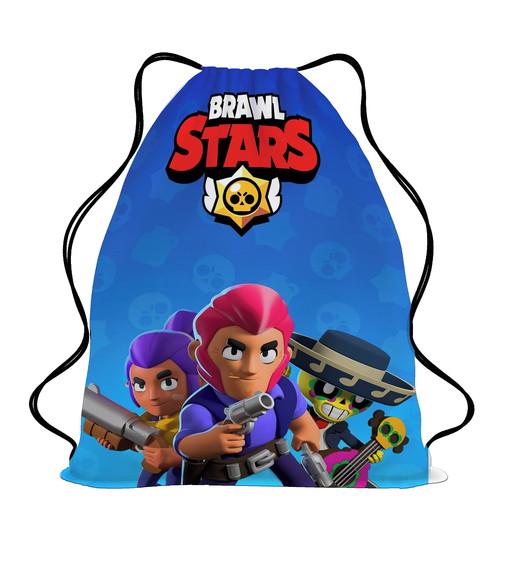 25 Mochilinha Mochila Saco Lembrancinha Brawl Stars