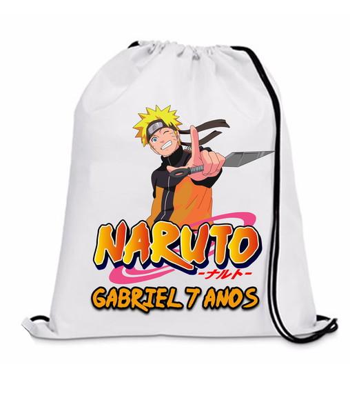 30 Lembrancinha Sacolinha Mochilinha Naruto