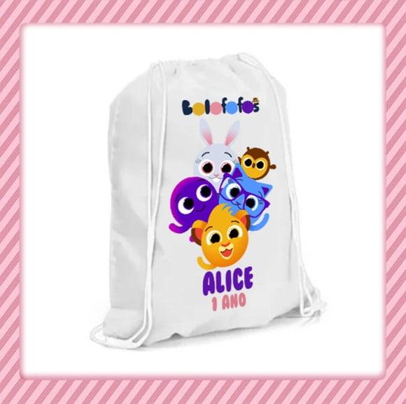30 Mochila Saco Bolosfofos Personalizada