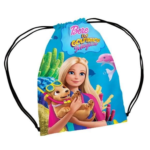 30 Mochila Saco Sacochila Barbie Personalizada